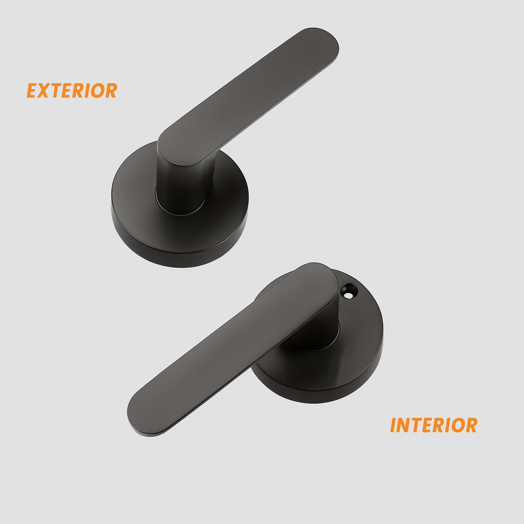 Round Passage Door Handle