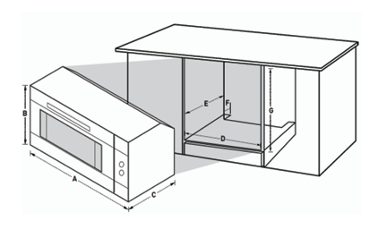 Domain DEOX90 / DEOX90B installation dimensions