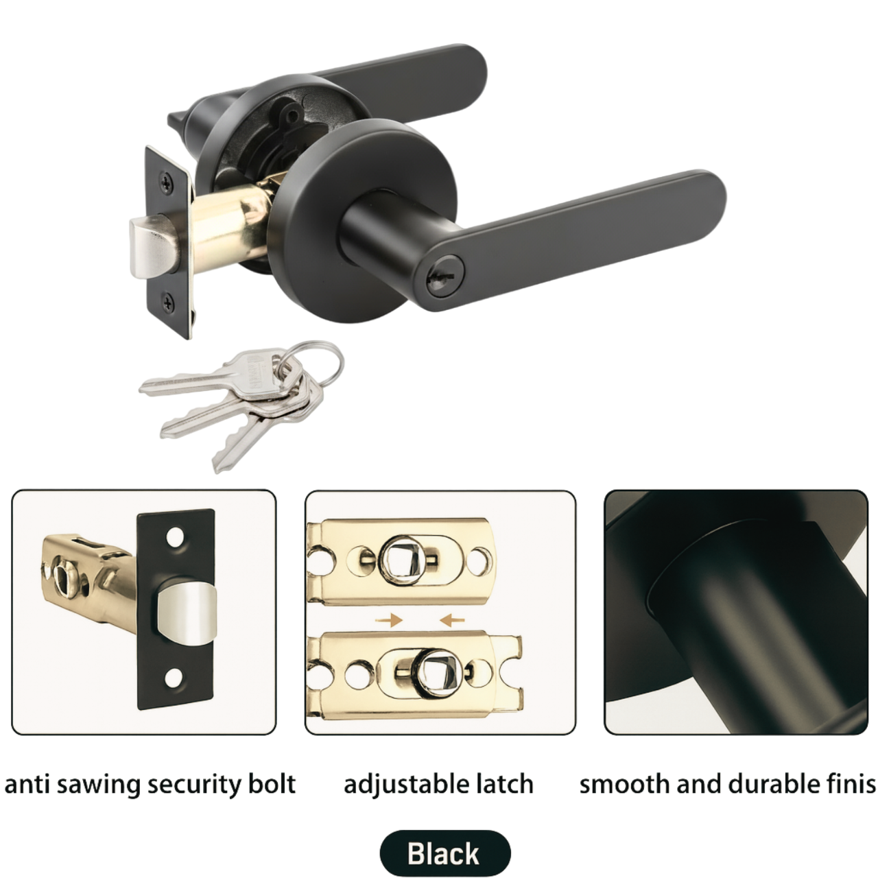 Round Entry Door Handle