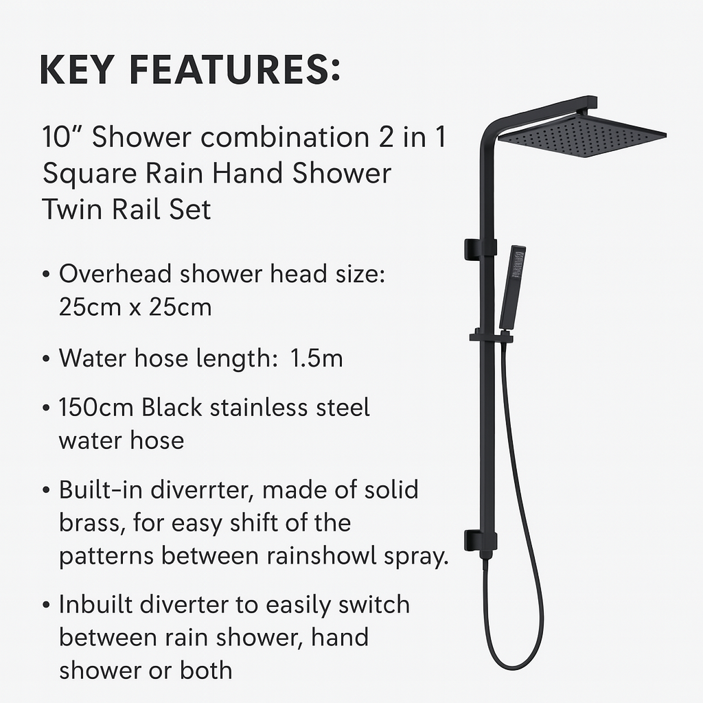 key features of shower