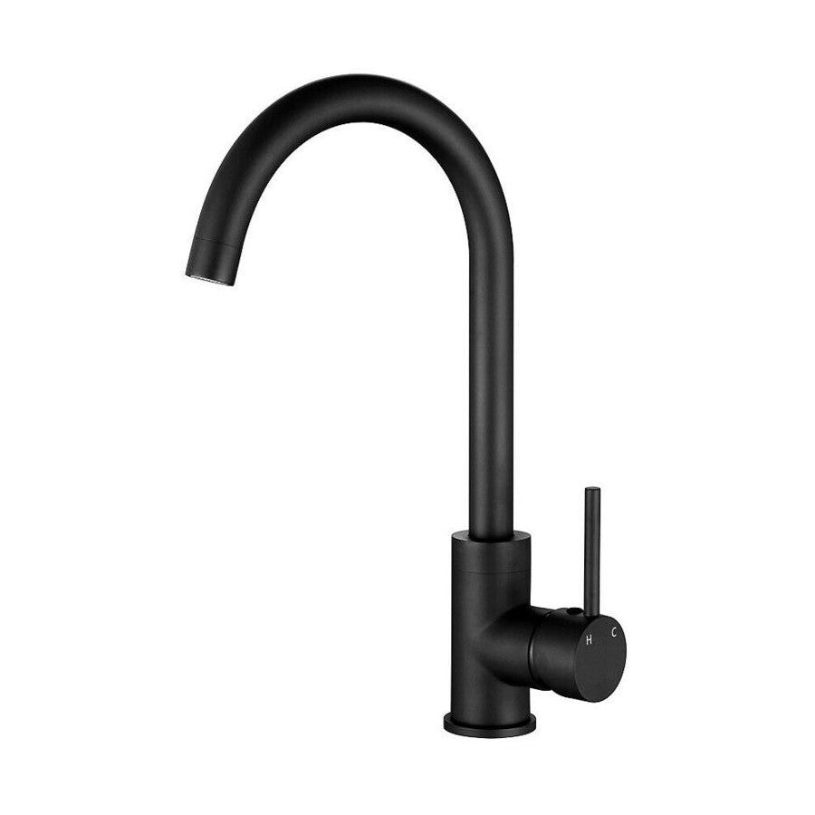Black kitchen faucet