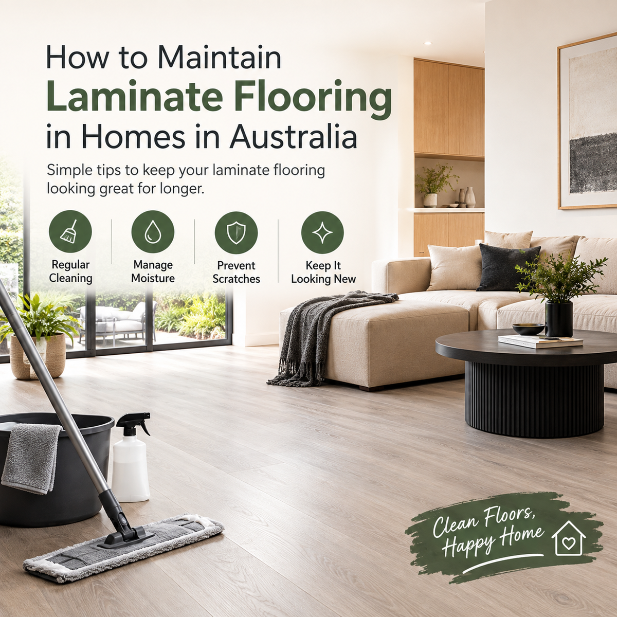 How to Maintain Laminate Flooring in Homes in Australia