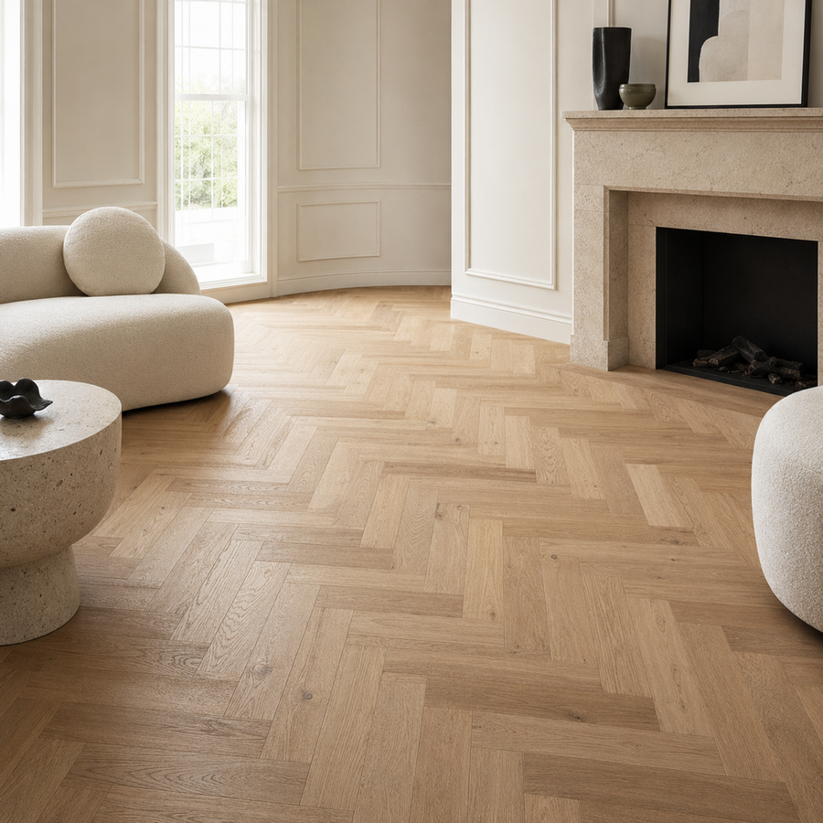 Engineered Timber Herringbone Flooring collection – European oak herringbone flooring