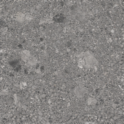 Close-up of a gray concrete surface with a speckled pattern