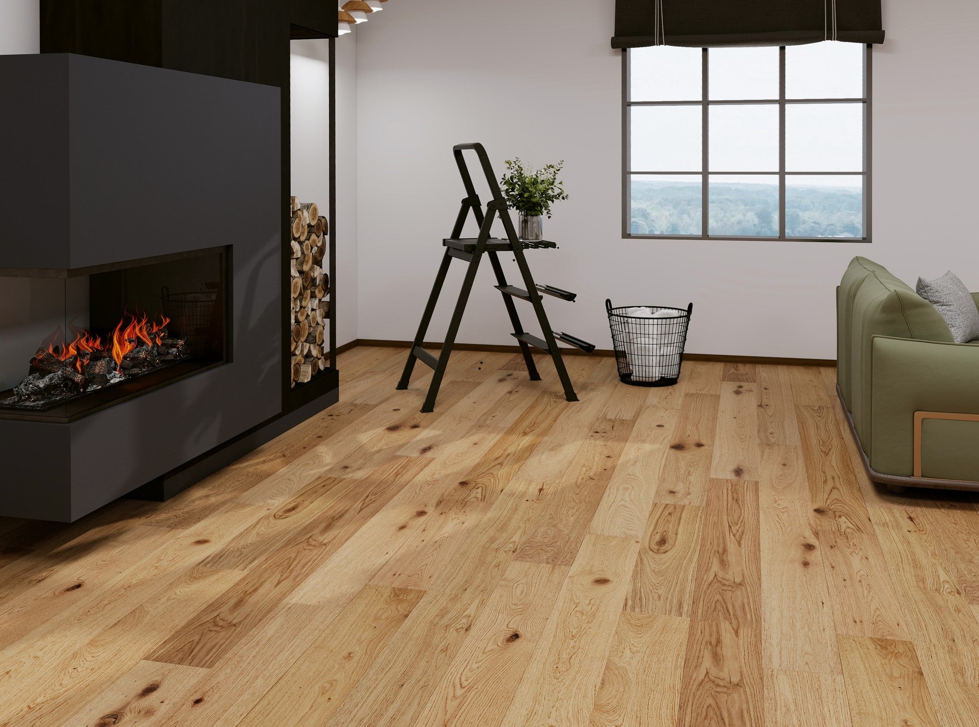 Bonita Natural Oak Engineered European Oak Flooring 14mm