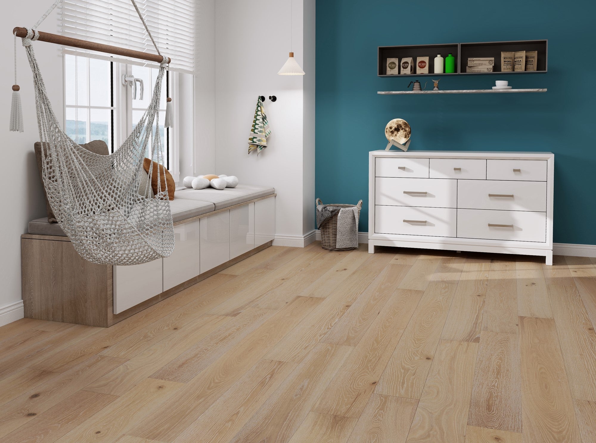 Bonita Lime Wash Engineered European Oak Flooring 14mm