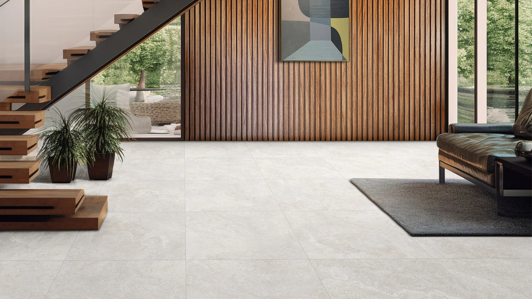 Borgogna White Porcelain Tile