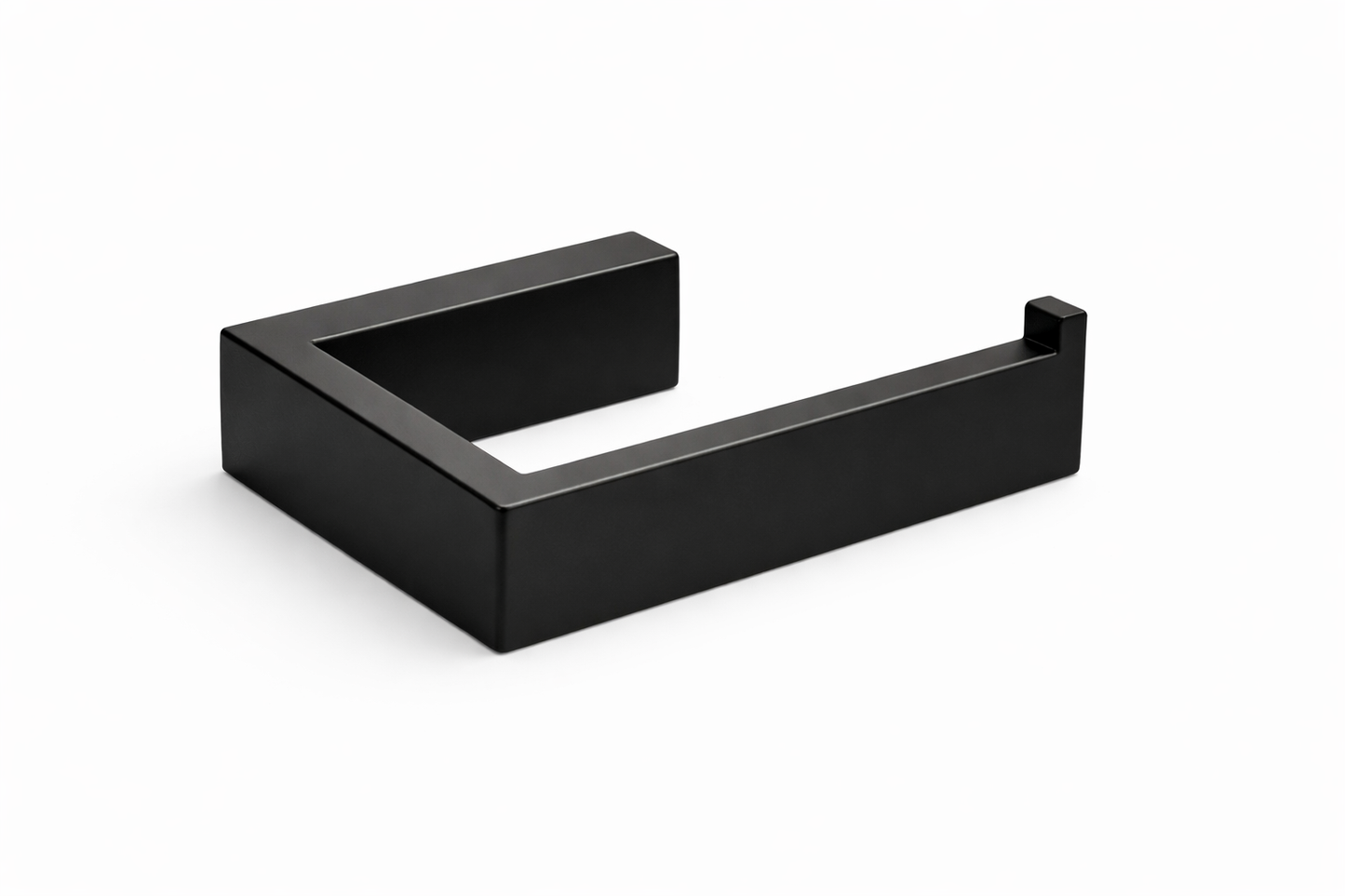 Matte Black Square Toilet Paper Roll Holder | SS304 Bathroom