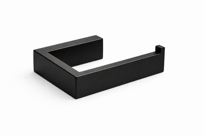 Matte Black Square Toilet Paper Roll Holder | SS304 Bathroom