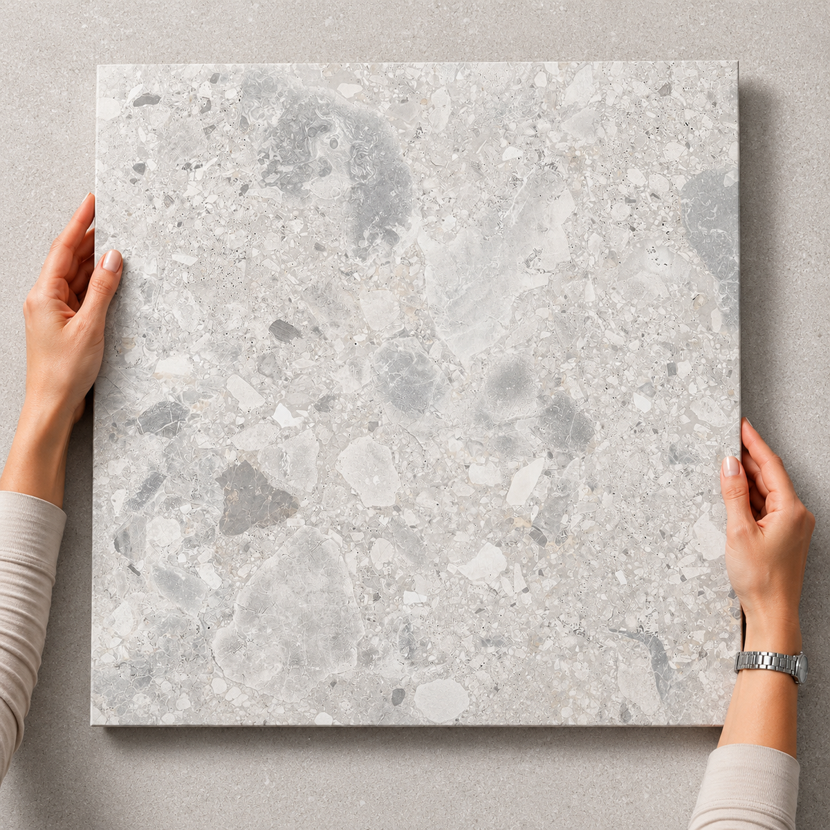 Terrazzo Ceppo Matt SmoothGrip Rectified Porcelain Tile – product image 3