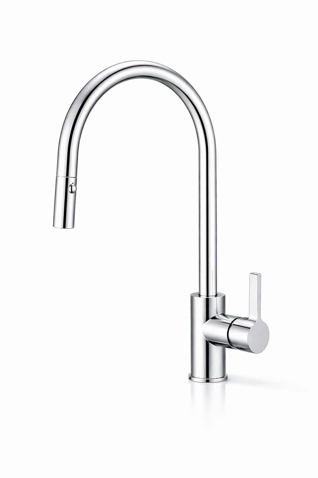 Pullout Kitchen Mixer Tap – Stylish Swivel Gooseneck Faucet | WELS | Chrome