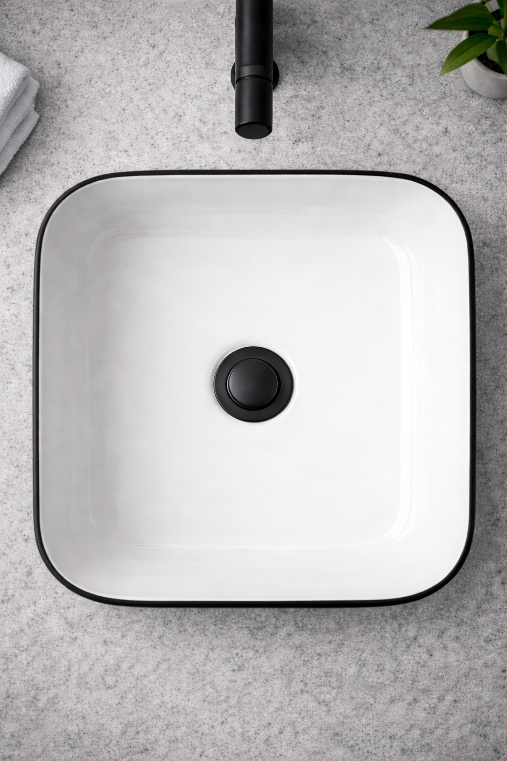 Basin Pop-Up Basin Waste – 32mm | Non-Overflow Drain Plug | Matte Black