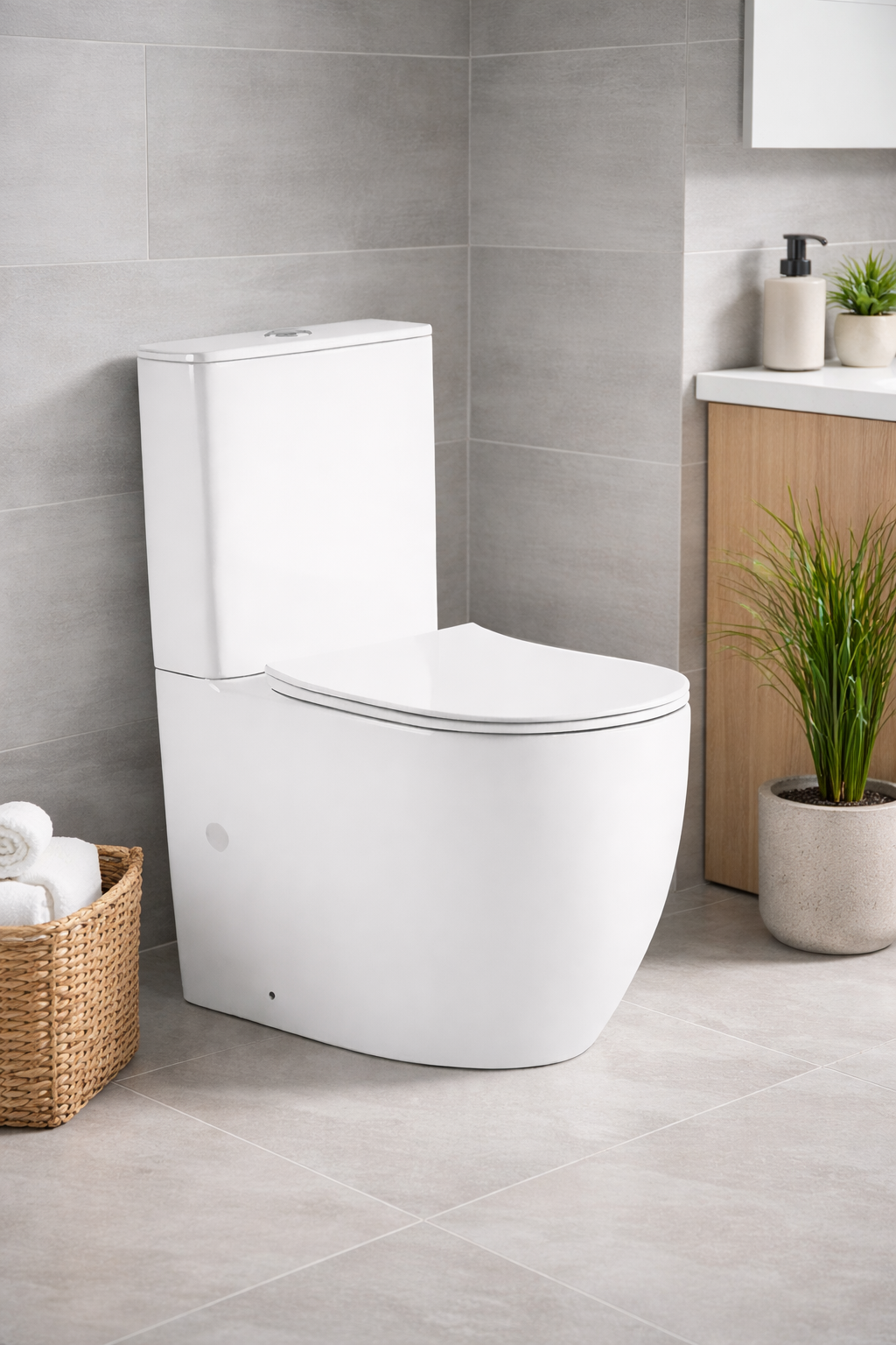 Two-Piece Toilet Suite – Single Hole Tornado Flush | Watermark & WELS Certified