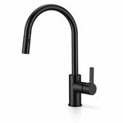 Pullout Kitchen Mixer Tap – Stylish Swivel Gooseneck Faucet | WELS | Matte Black