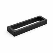 Matte Black Square Hand Towel Ring SS304 | Bathroom