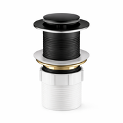 Basin Pop-Up Basin Waste – 32mm | Non-Overflow Drain Plug | Matte Black