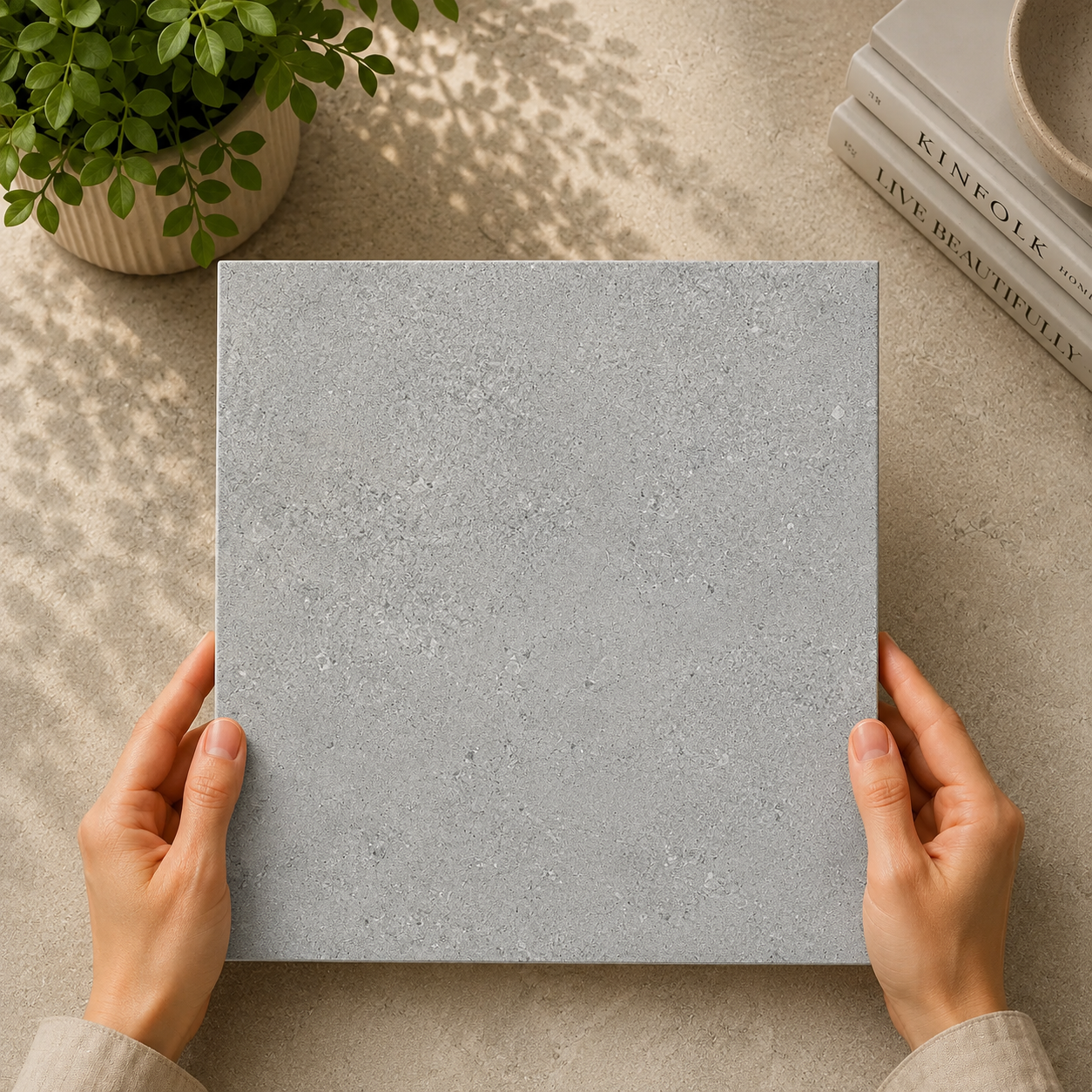 Perlato Light Grey Porcelain Tile