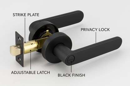 Round Privacy Door Handle