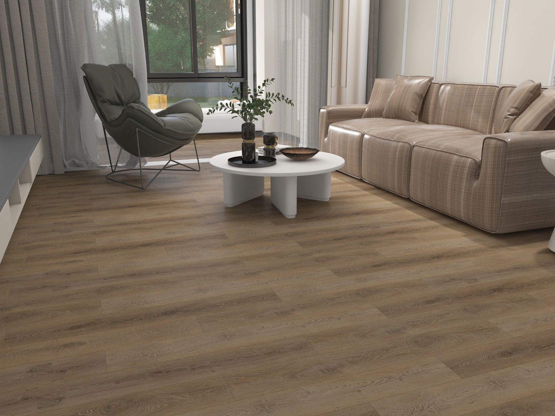 Duro Opulence Burghley waterproof hybrid flooring room render