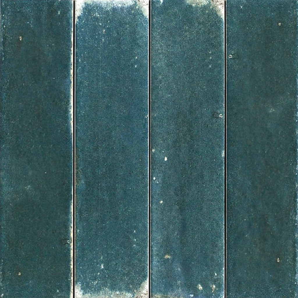 Textured teal panels with a slight distressed appearance