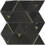 Deco Formes Nero Marquina Porcelain Tile 55×95.2mm