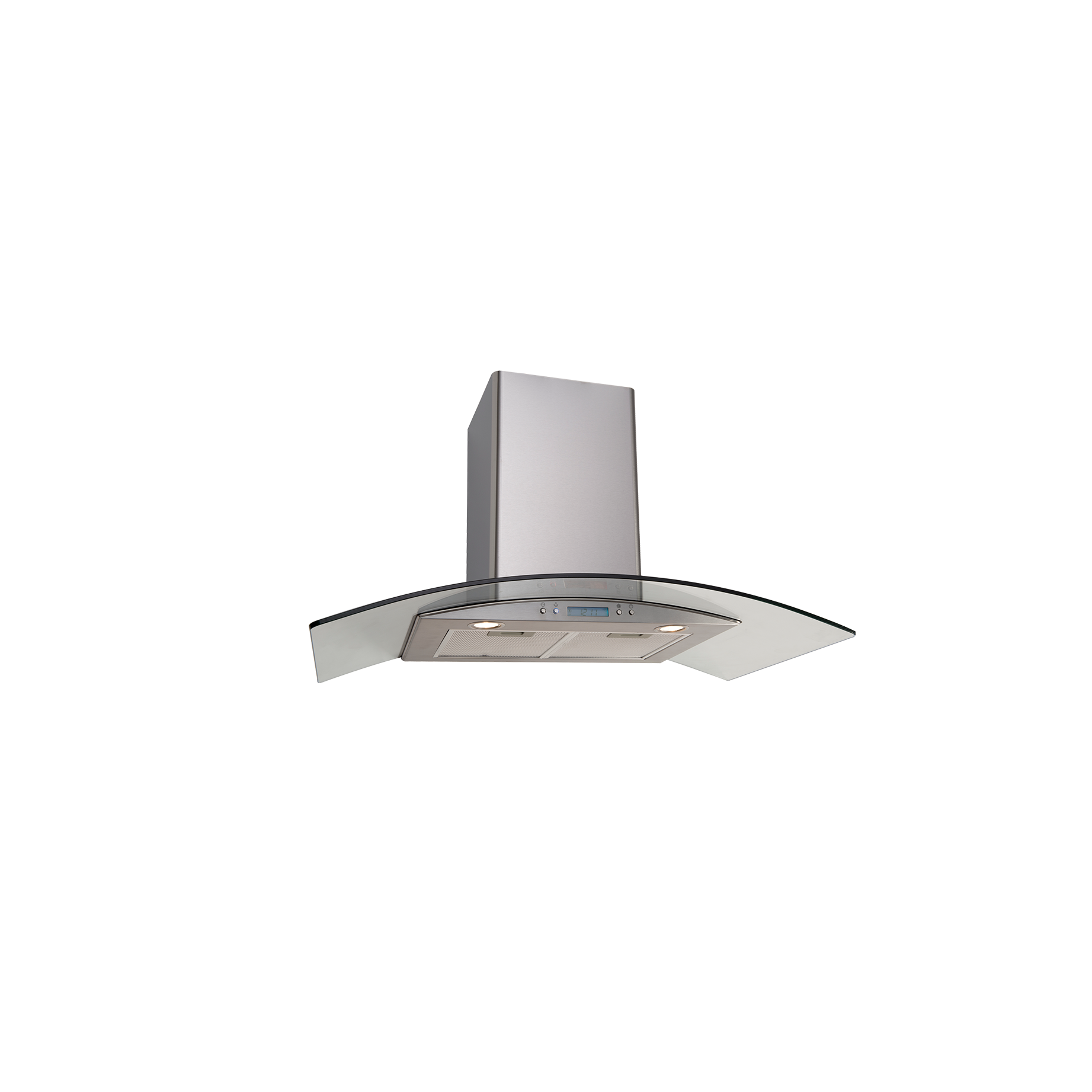 Euro 90cm curved glass canopy rangehood EAGL90SX2