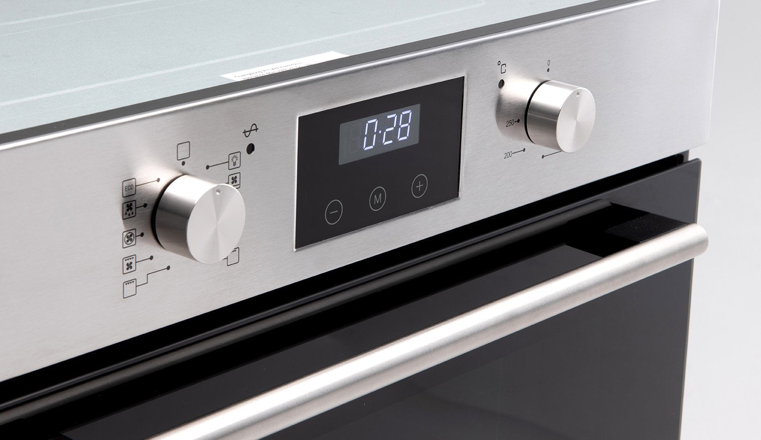 Euro Appliances EO6082BX2 60cm multifunction oven in stainless steel and black