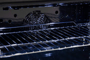 Euro 90cm black glass electric multifunction oven EO900LSX