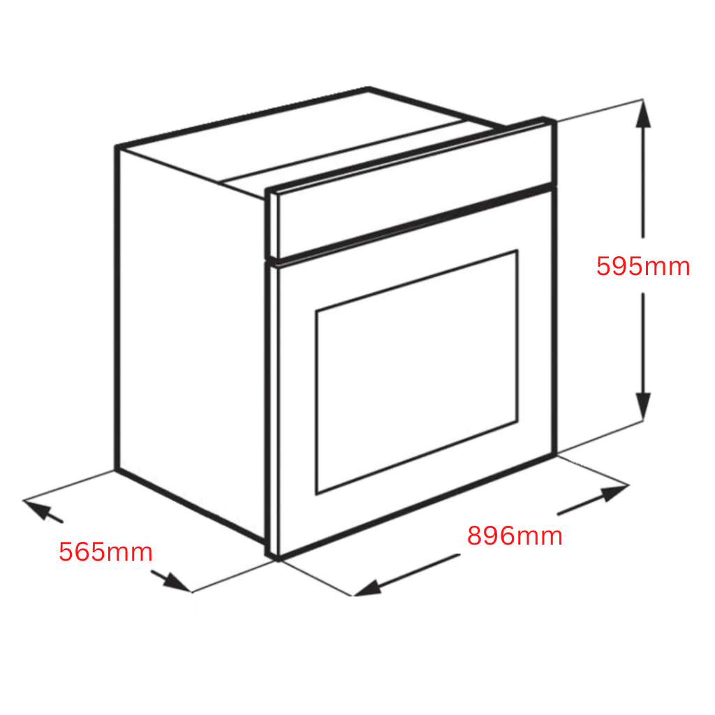 Euro Appliances EO9060EMX2 dimensions