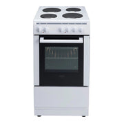 Euro 50cm Electric Freestanding Cooker White – EV500EWH (EV500EWH)