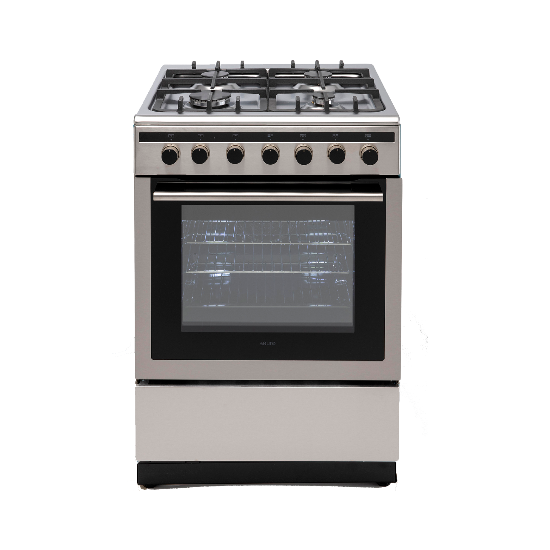 Euro 60cm Dual Fuel Freestanding Cooker – EV600DFSX (EV600DFSX)