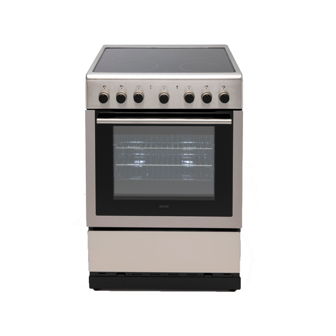 Euro 60cm Electric Freestanding Cooker – EV600EESX (EV600EESX)