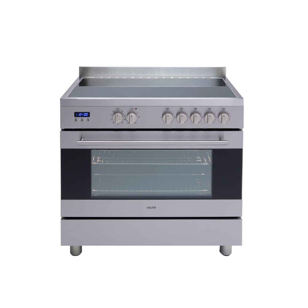 Euro 90cm Electric Freestanding Cooker – EV900EESX (EV900EESX)