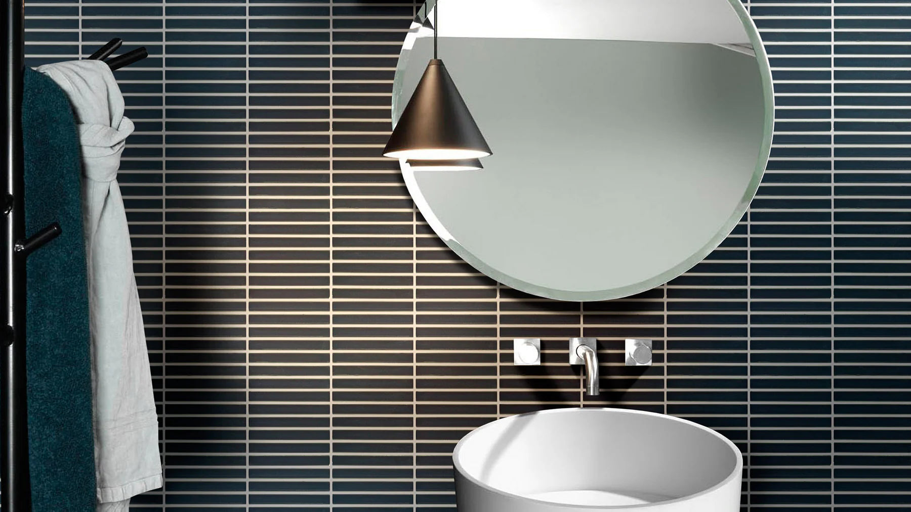 Flat Finger Mosaic Tile 22x145mm