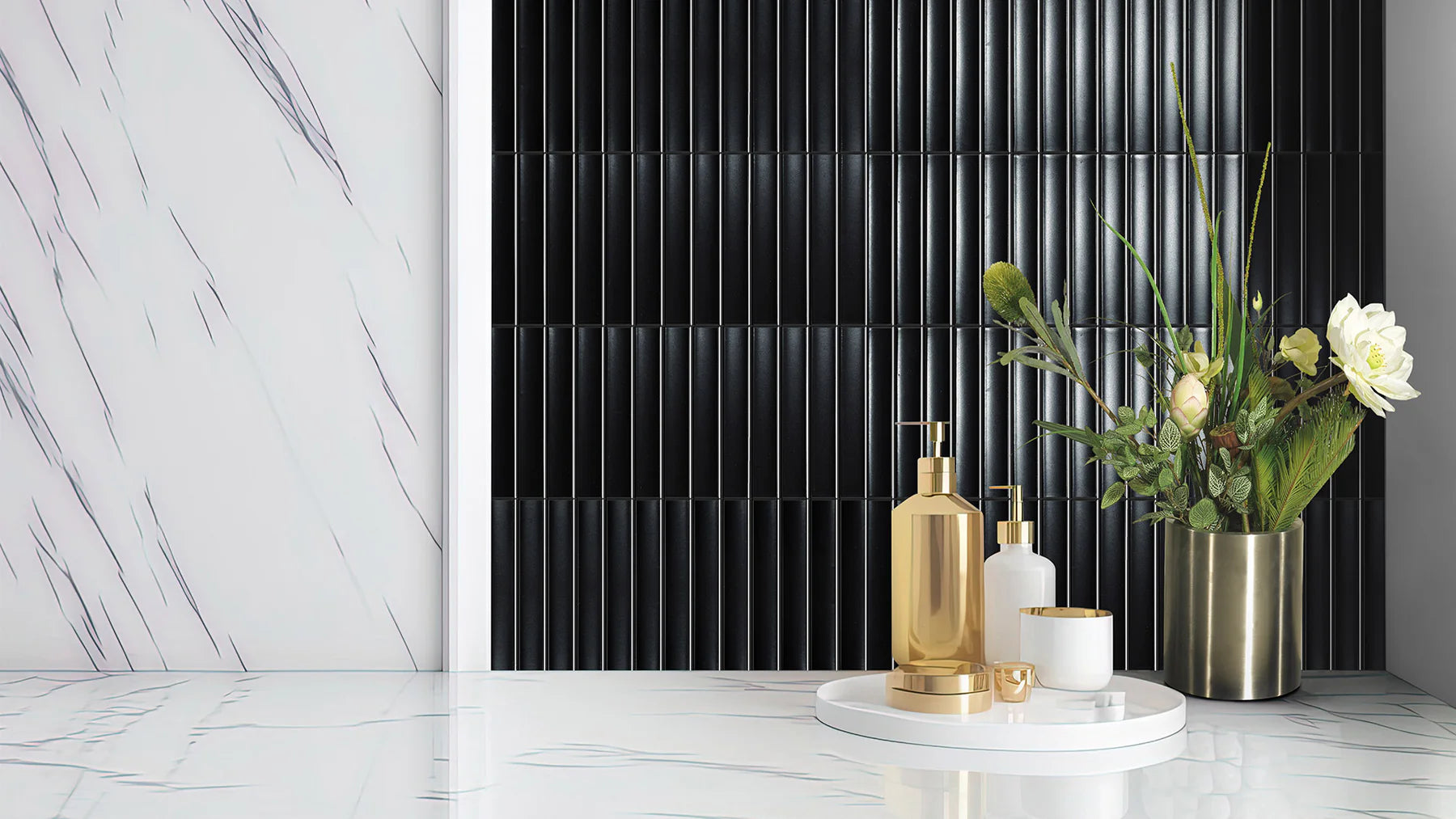 Finger Mosaic Porcelain Tile 20X145mm