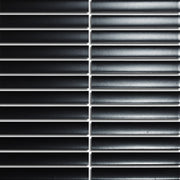 Concave Plain Black Finger Mosaic Porcelain Tile 20x145mm
