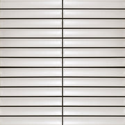 Concave Plain Light Grey Finger Mosaic Porcelain Tile 20x145mm