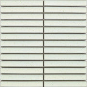 Beige Concave Speckle Finger Mosaic Porcelain Tile 20x145mm