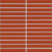 Terracotta Finger Mosaic Porcelain Tile 20x145mm