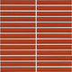 Terracotta Finger Mosaic Porcelain Tile 20x145mm