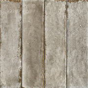 Rectangular tiles with a concrete-like texture and color pattern.