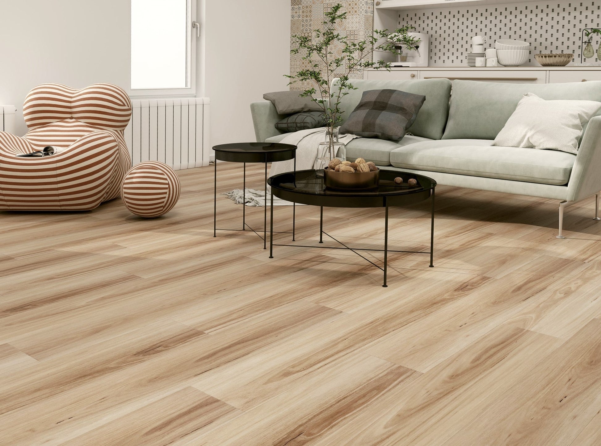 Guardian Blackbutt waterproof hybrid flooring render image