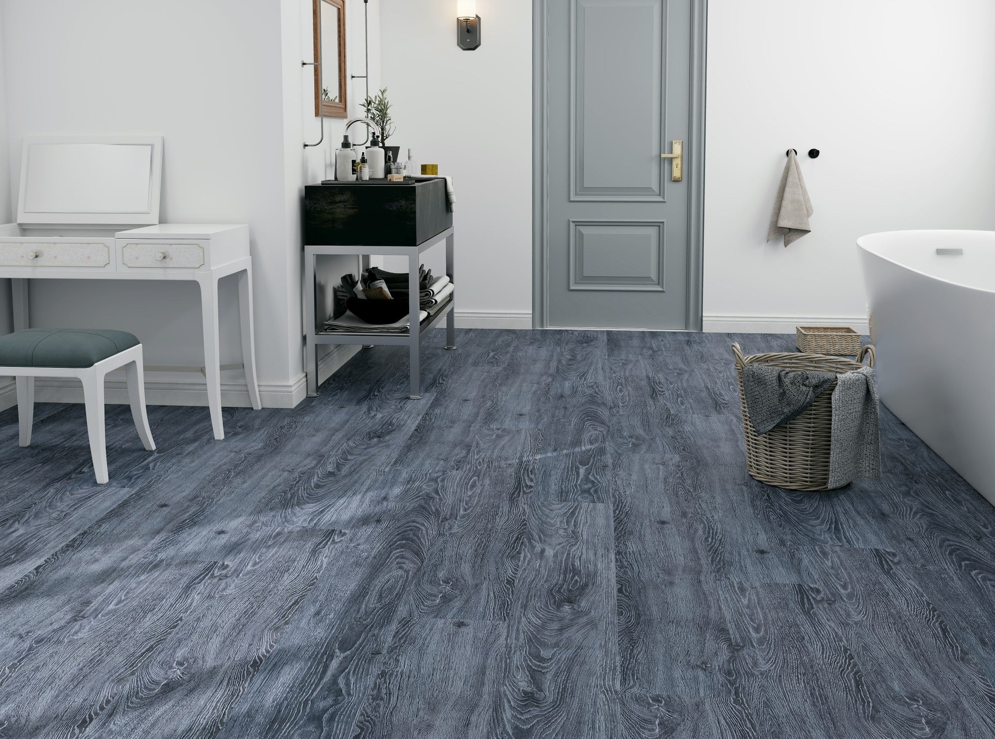 Guardian Dark Oak waterproof hybrid flooring render image