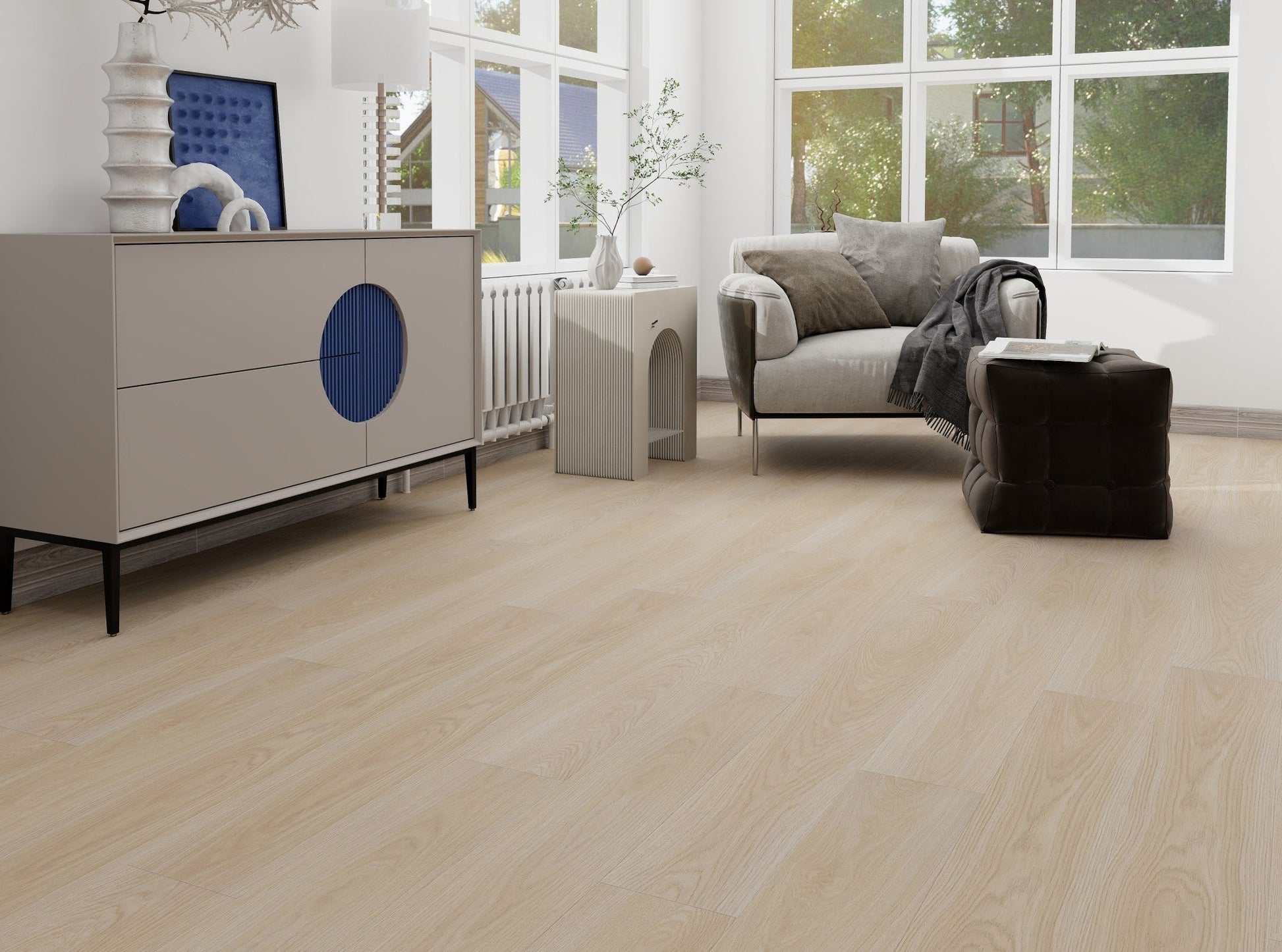 HydroCore Ginger Ale waterproof laminate flooring render image