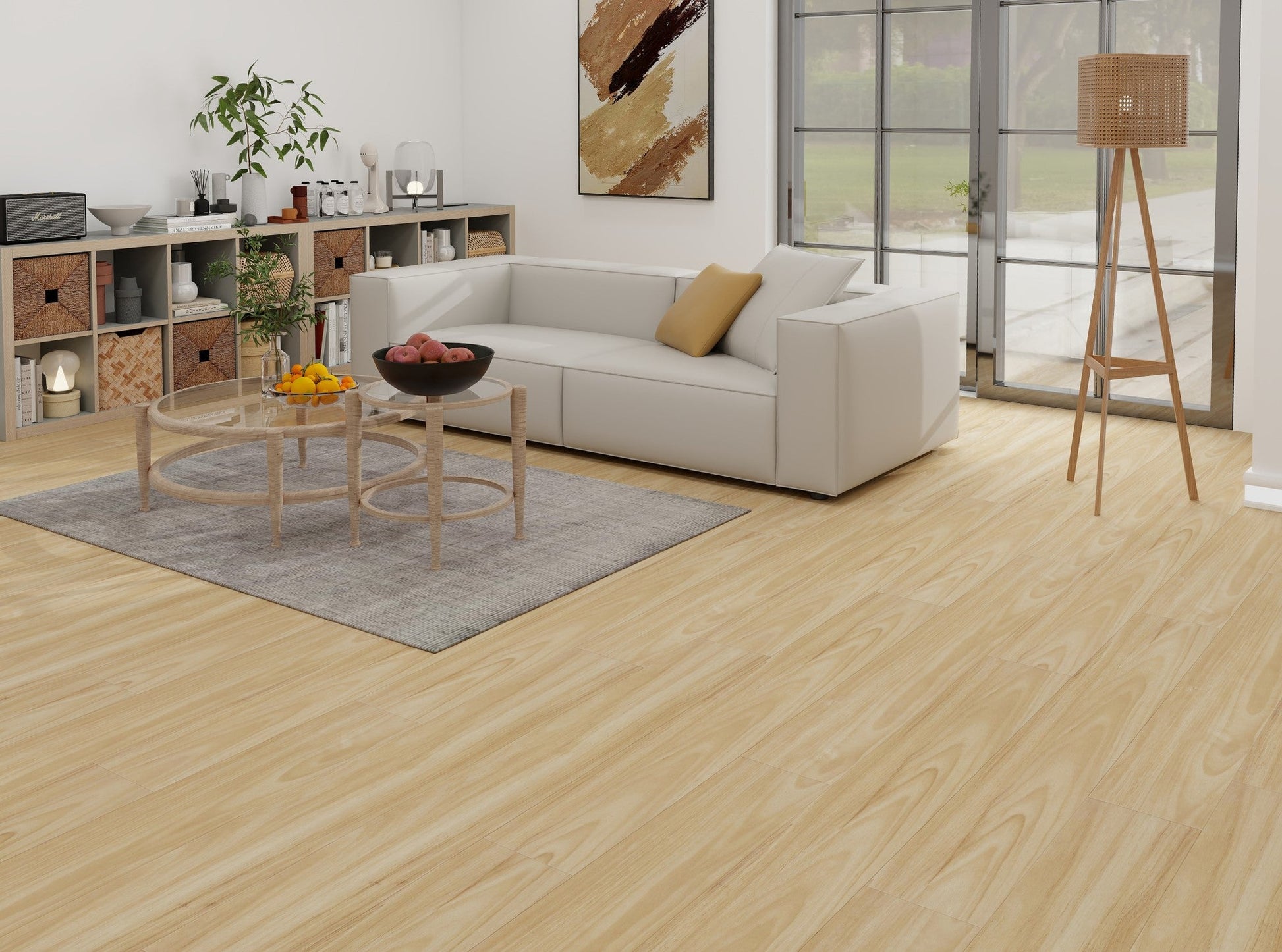 HydroCore Blackbutt waterproof laminate flooring render image