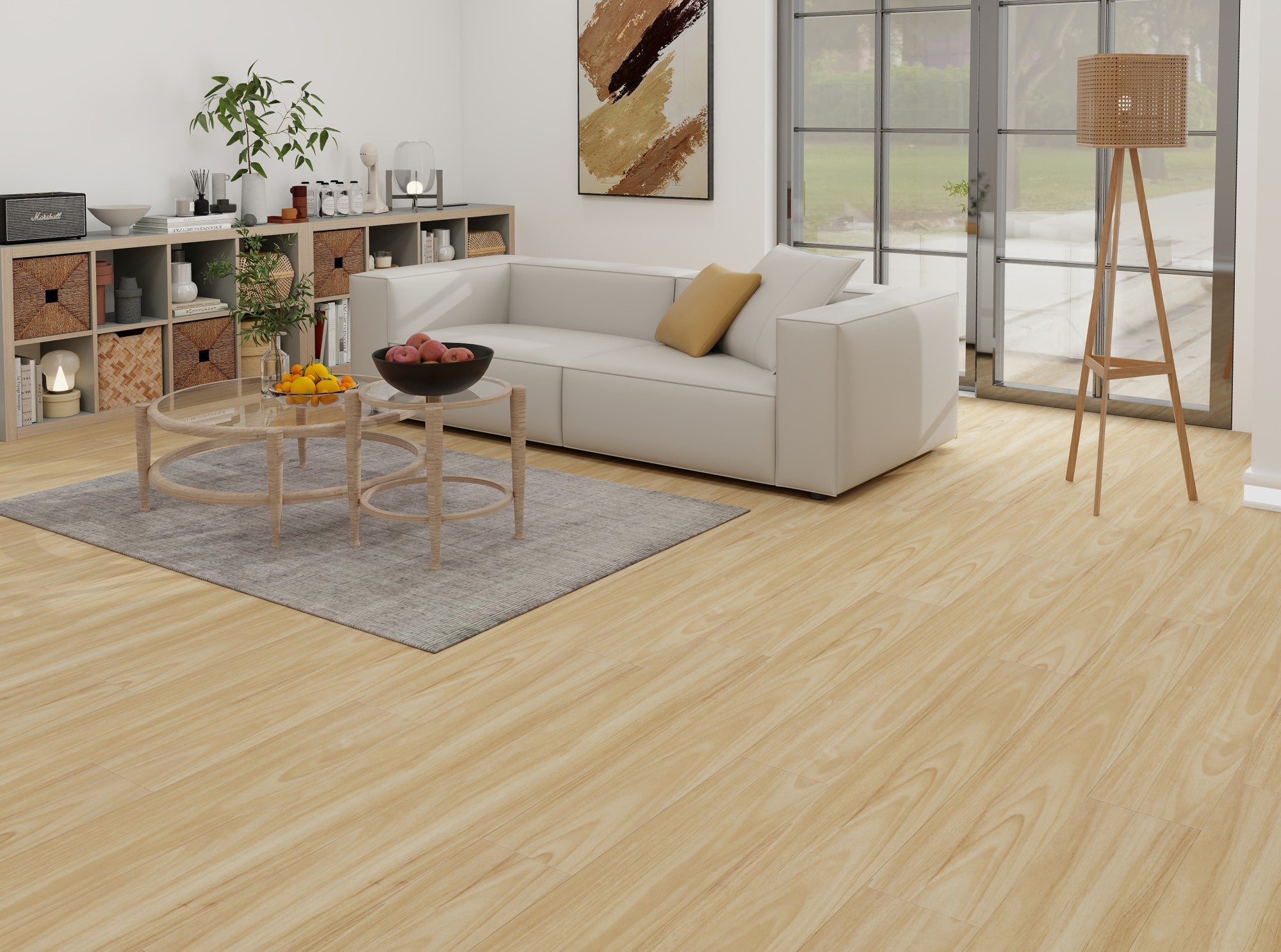 HydroCore Blackbutt waterproof laminate flooring render image