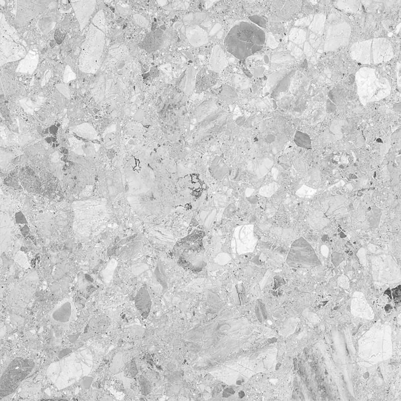 Gray terrazzo pattern with speckled design