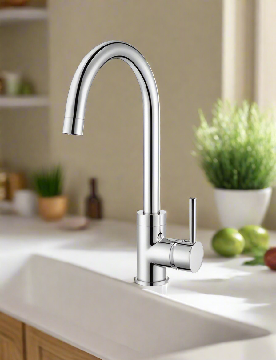 Laundry mixer chrome