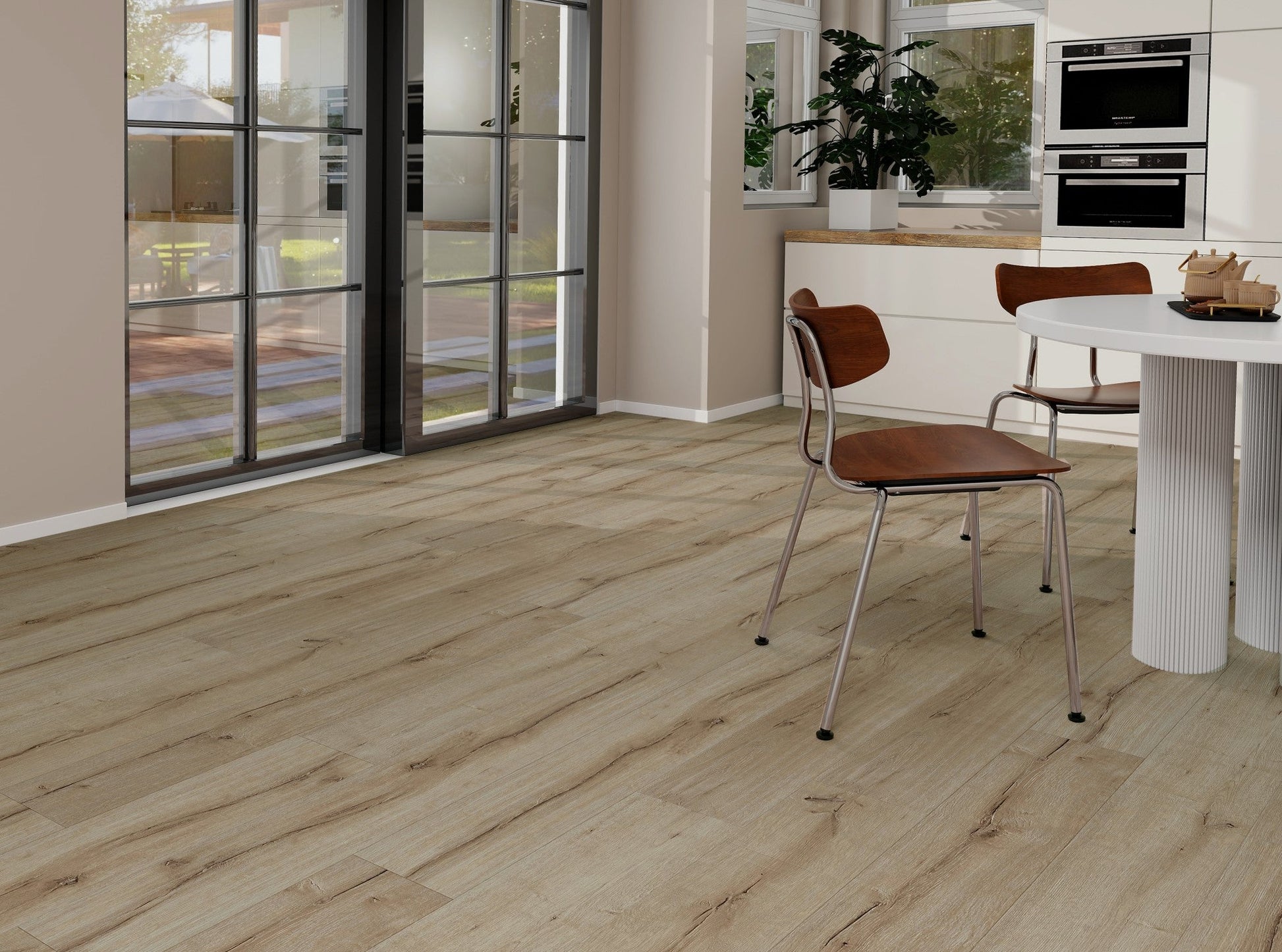 MTF Lugano Oak water-resistant laminate flooring render image