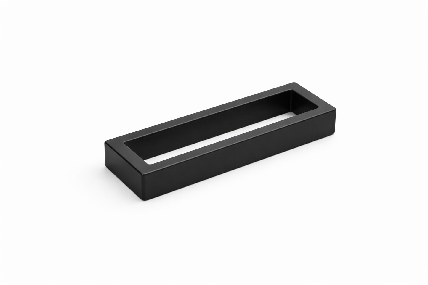 Matte Black Square Hand Towel Ring SS304 | Bathroom